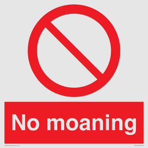 No Moaning